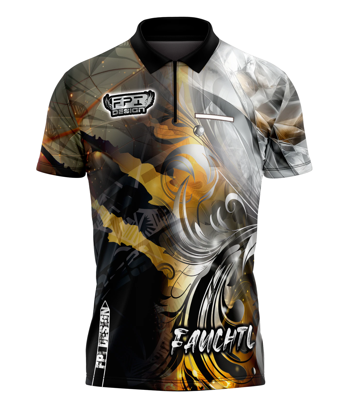 FPI Design Dartshirt in der Vorderansicht